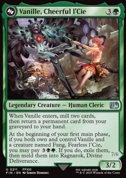 Vanille, Cheerful l'Cie // Ragnarok, Divine Deliverance FIN-211 Uncommon Near Mint Englisch Foil