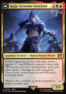 Kuja, Genome Sorcerer // Trance Kuja, Fate Defied FIN-232 Rare Near Mint Englisch