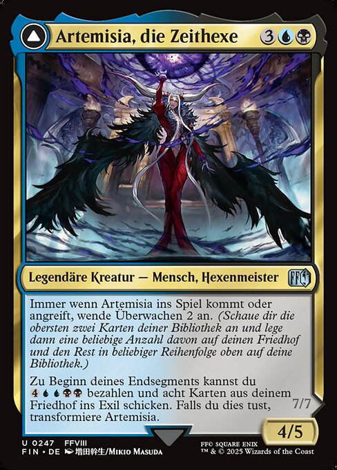 Ultimecia, Time Sorceress // Ultimecia, Omnipotent FIN-247 Uncommon Near Mint Deutsch