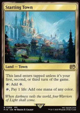 Starting Town FIN-289 Rare Near Mint Englisch
