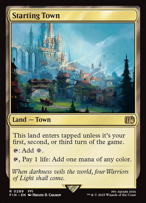 Starting Town FIN-289 Rare Near Mint Englisch