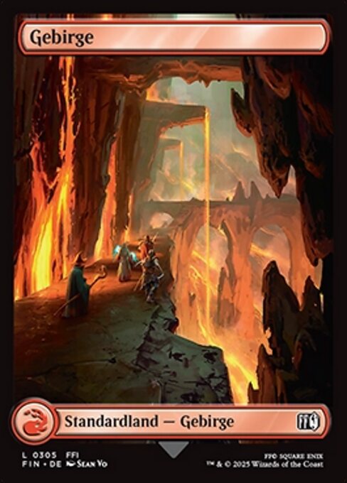 Gebirge (V.2) FIN-304 Land Excellent Deutsch Foil