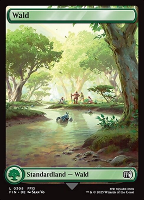 Wald (V.3) FIN-308 Land Excellent Deutsch Foil