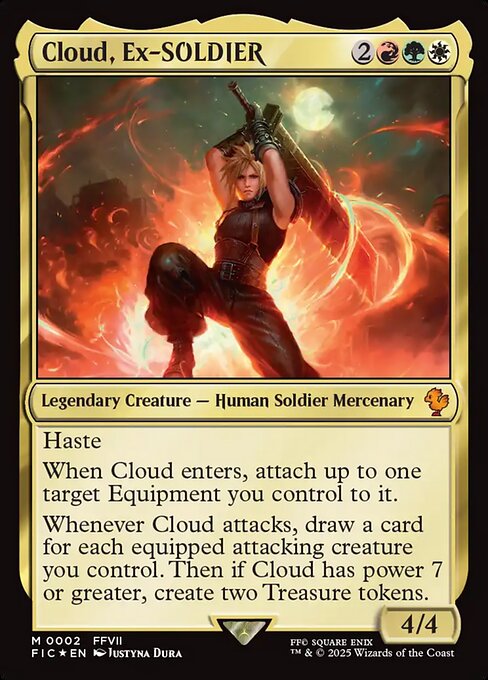 Cloud, Ex-SOLDIER FIC-2 Mythic Near Mint Englisch