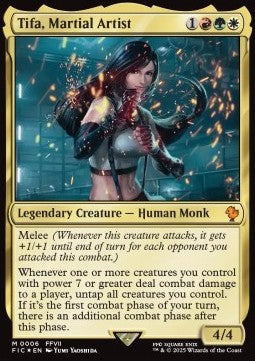 Tifa, Martial Artist FIC-6 Mythic Excellent Englisch Foil