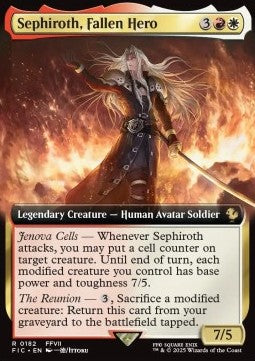 Sephiroth, Fallen Hero XFIC-182 Rare Near Mint Englisch Foil