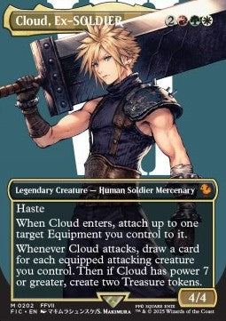 Cloud, Ex-SOLDIER XFIC-202 Mythic Near Mint Englisch Foil