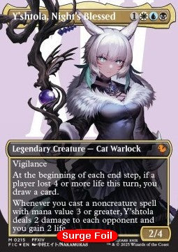 Y'shtola, Night's Blessed (V.3) XFIC-215 Mythic Near Mint Deutsch Foil