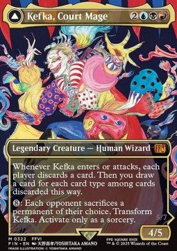 Kefka, Court Mage // Kefka, Ruler of Ruin XFIN-322 Mythic Near Mint Englisch Foil