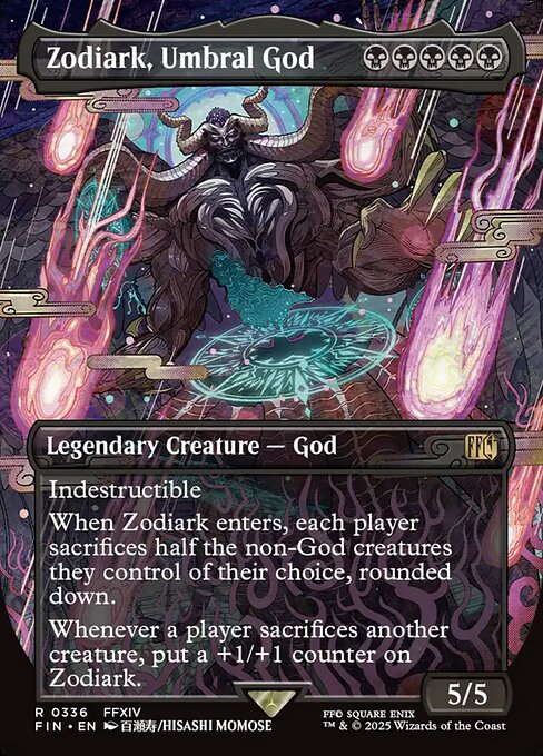 Zodiark, Umbral God XFIN-336 Rare Near Mint Englisch Foil