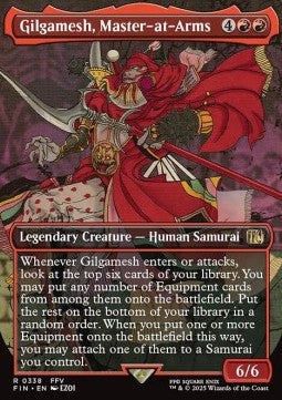 Gilgamesh, Master-at-Arms XFIN-338 Rare Near Mint Englisch Foil