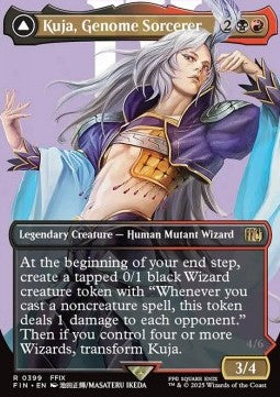 Kuja, Genome Sorcerer // Trance Kuja, Fate Defied (V.1) XFIN-399 Rare Near Mint Deutsch Foil