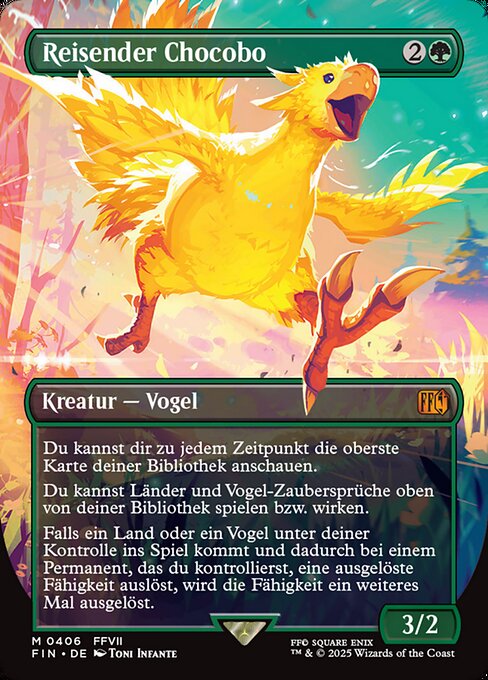 Reisender Chocobo XFIN-406 Mythic Near Mint Deutsch