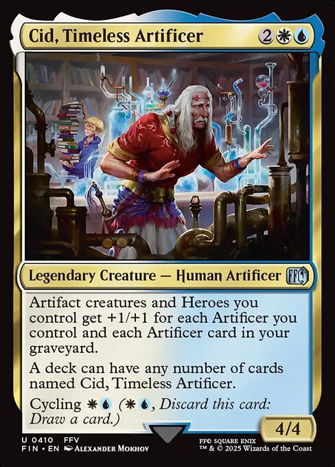 Cid, Timeless Artificer XFIN-410 Uncommon Near Mint Englisch