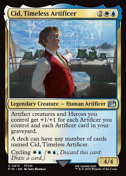 Cid, Timeless Artificer XFIN-413 Uncommon Near Mint Englisch