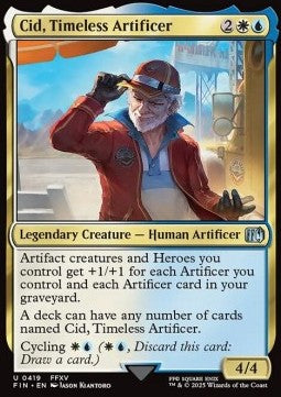 Cid, Timeless Artificer XFIN-419 Uncommon Near Mint Englisch