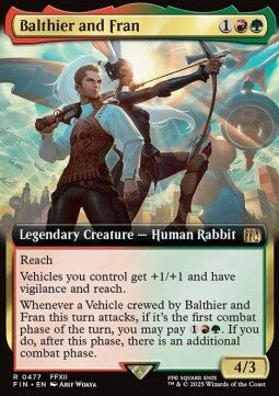 Balthier and Fran XFIN-477 Rare Near Mint Englisch