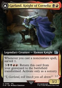 Garland, Knight of Cornelia // Chaos, the Endless XFIN-486 Uncommon Near Mint Englisch