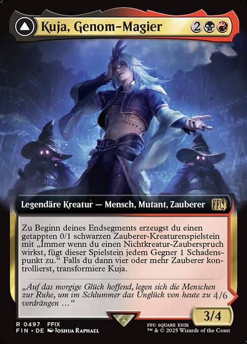 Kuja, Genome Sorcerer // Trance Kuja, Fate Defied (V.2) XFIN-497 Rare Near Mint Deutsch