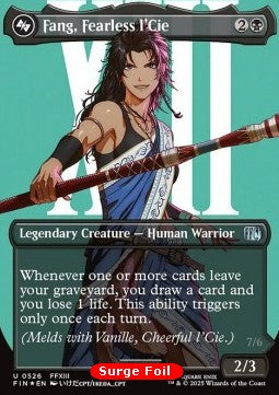 Fang, Fearless l'Cie // Ragnarok, Divine Deliverance XFIN-526 Uncommon Excellent Japanisch Foil