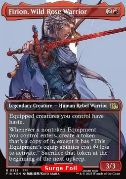 Firion, Wild Rose Warrior XFIN-531 Rare Near Mint Englisch Foil