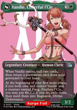 Vanille, Cheerful l'Cie // Ragnarok, Divine Deliverance (V.3) XFIN-537 Uncommon Near Mint Englisch Foil
