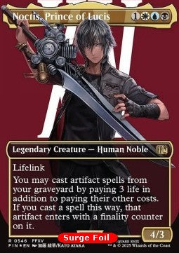 Noctis, Prince of Lucis XFIN-546 Rare Excellent Englisch Foil