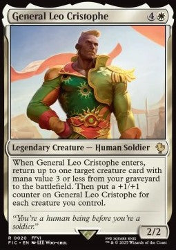 General Leo Cristophe FIC-20 Rare Near Mint Deutsch