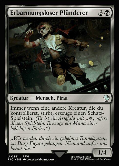 Erbarmungsloser Plünderer FIC-281 Uncommon Near Mint Deutsch