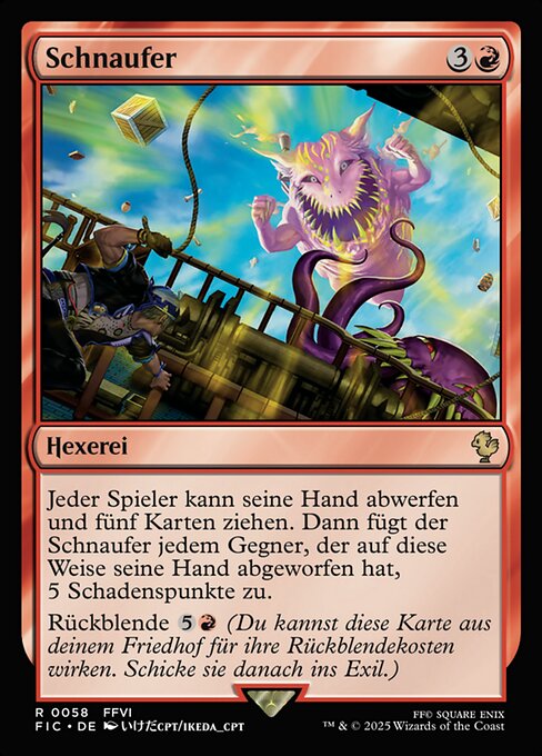 Snort FIC-58 Rare Near Mint Deutsch