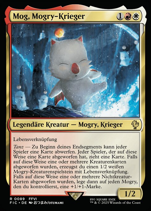 Mog, Moogle Warrior FIC-89 Rare Near Mint Deutsch
