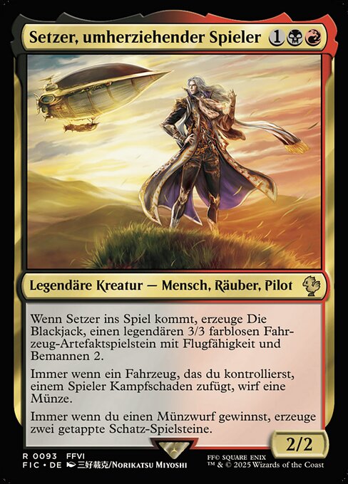 Setzer, Wandering Gambler FIC-93 Rare Near Mint Deutsch
