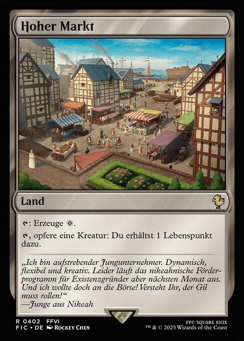 Hoher Markt FIC-402 Rare Near Mint Deutsch