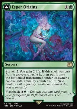 Esper Origins // Summon: Esper Maduin FIN-185 Rare Near Mint Englisch Foil