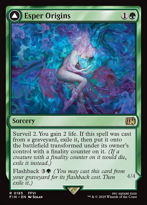 Esper Origins // Summon: Esper Maduin FIN-185 Rare Excellent Englisch