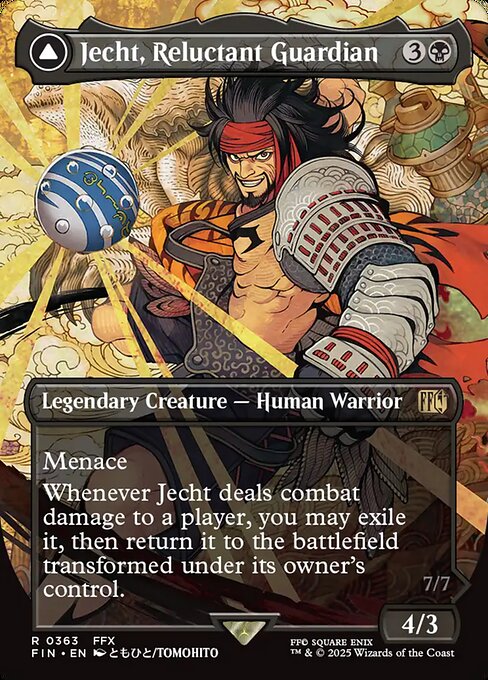 Jecht, Reluctant Guardian // Braska's Final Aeon XFIN-363 Rare Near Mint Englisch Foil