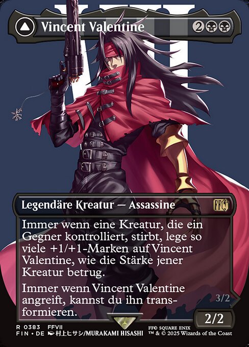 Vincent Valentine // Galian Beast (V.1) XFIN-383 Rare Near Mint Deutsch
