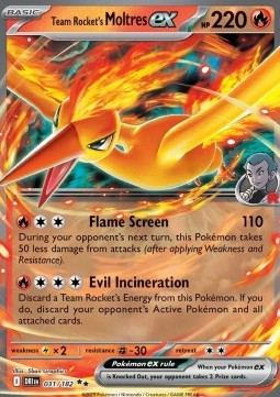 Team Rockets Lavados ex DRI-031 Double Rare Good Deutsch