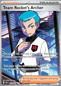 Team Rocket's Archer DRI-223 Ultra Rare Near Mint Englisch