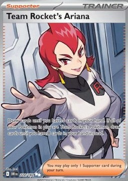 Team Rocket's Ariana DRI-224 Ultra Rare Near Mint Englisch