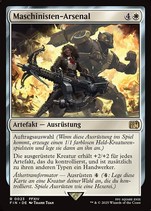 Machinist's Arsenal FIN-23 Rare Near Mint Deutsch Foil