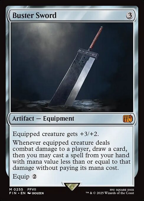 Buster Sword FIN-255 Mythic Near Mint Englisch