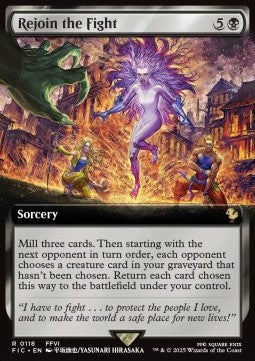 Rejoin the Fight XFIC-118 Rare Near Mint Englisch Foil