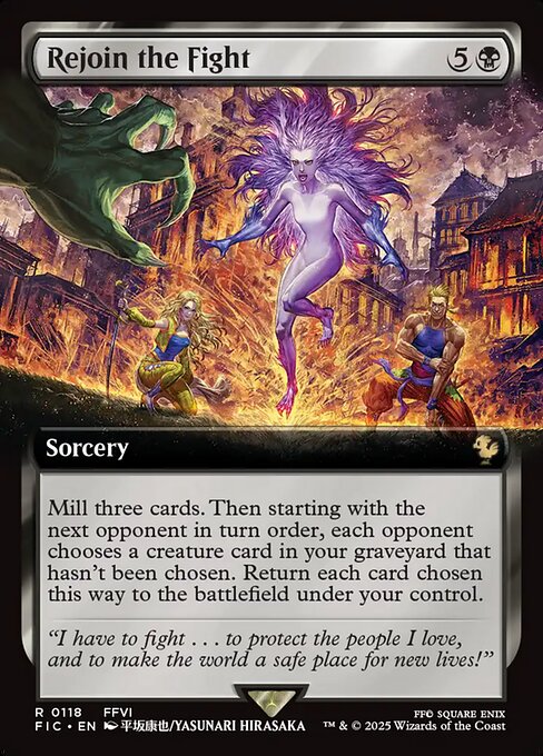 Rejoin the Fight XFIC-118 Rare Near Mint Englisch Foil