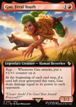 Gau, Feral Youth XFIC-152 Rare Near Mint Englisch Foil