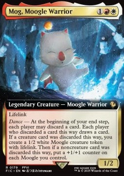 Mog, Moogle Warrior XFIC-179 Rare Near Mint Englisch Foil