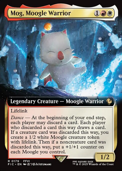 Mog, Moogle Warrior XFIC-179 Rare Near Mint Englisch Foil