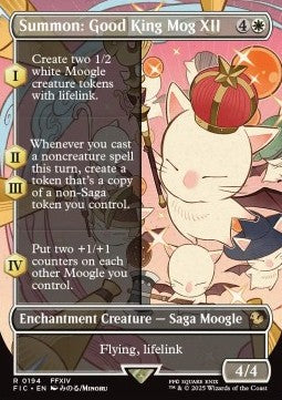 Summon: Good King Mog XII XFIC-194 Rare Near Mint Japanisch