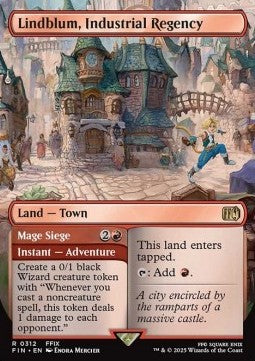 Lindblum, Industrial Regency // Mage Siege XFIN-312 Rare Near Mint Englisch