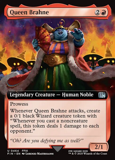 Queen Brahne XFIN-464 Uncommon Near Mint Englisch